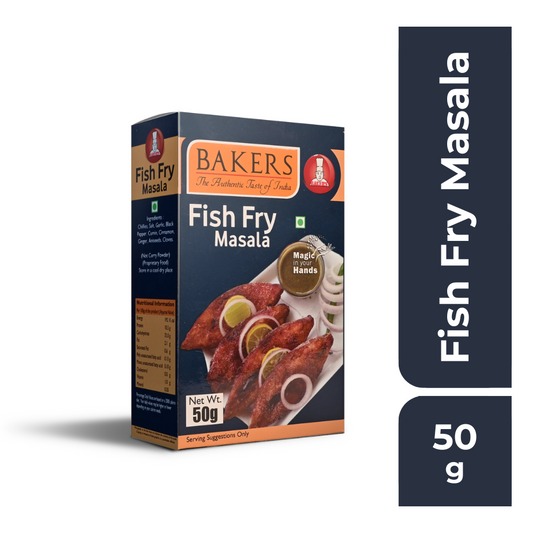 Bakers Fish Fry Masala 50gm